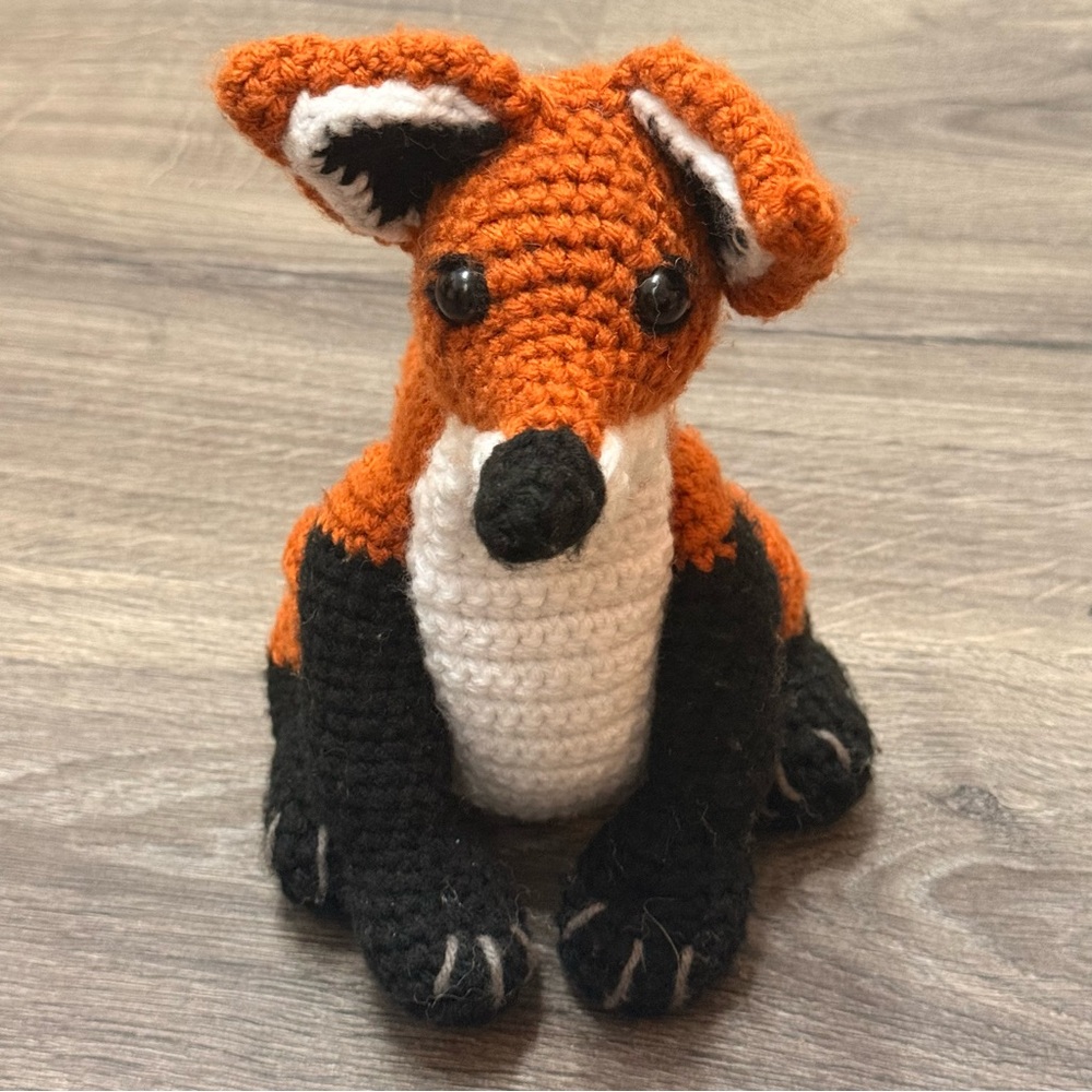 Charming Crochet Woodland Animal Toy Set - Picture 2 of 6